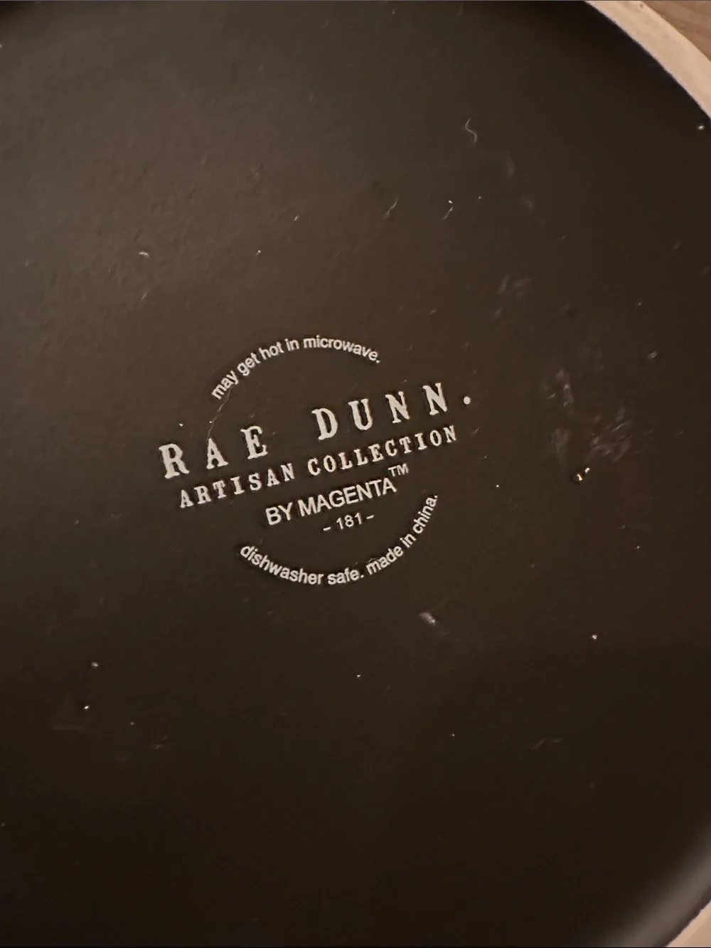 RAE DUNN Black 'TREAT' or TRICK Ceramic Candy Bowl and sign Halloween Party Dish